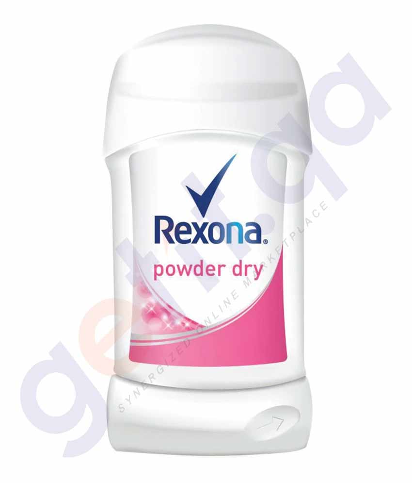 REXONA 40GM DEODORANT STICK POWDER DRY (WOMEN)