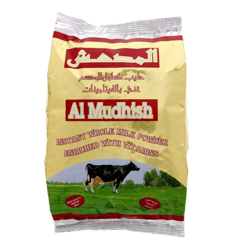 GETIT.QA- Qatar’s Best Online Shopping Website offers AL MUDHISH INSTANT WHOLE MILK POWDER 900G at the lowest price in Qatar. Free Shipping & COD Available!