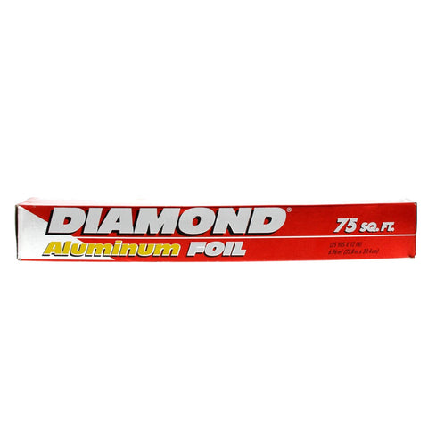 GETIT.QA- Qatar’s Best Online Shopping Website offers DIAMOND ALUMINUM FOIL SIZE 22.8M X 30.4CM 75SQ.FT 1PC at the lowest price in Qatar. Free Shipping & COD Available!