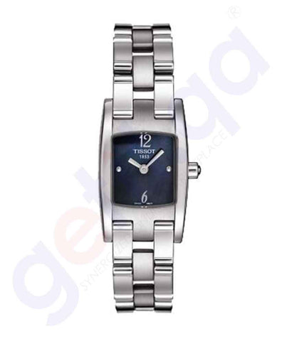 GETIT.QA | Buy Tissot T3 Black Pearl Watch T042.109.11.127.00 Doha Qatar