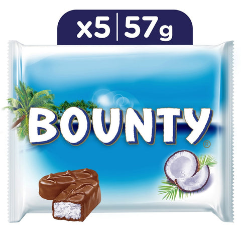 GETIT.QA- Qatar’s Best Online Shopping Website offers Bounty Milk Chocolate Bars 57g x 5pcs at lowest price in Qatar. Free Shipping & COD Available!