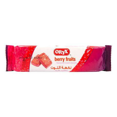 GETIT.QA- Qatar’s Best Online Shopping Website offers ORYX CREAM BERRY FRUITS BISCUIT 86G at the lowest price in Qatar. Free Shipping & COD Available!