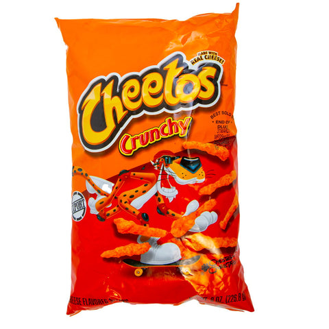GETIT.QA- Qatar’s Best Online Shopping Website offers CHEETOS CRUNCHY CHEESE FLAVOURED SNACKS 226.8 G at the lowest price in Qatar. Free Shipping & COD Available!