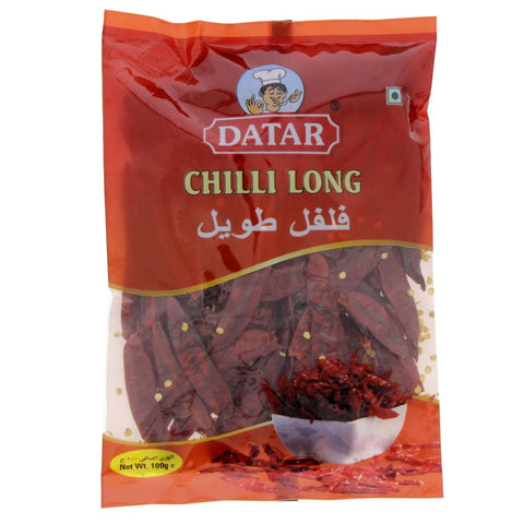 GETIT.QA- Qatar’s Best Online Shopping Website offers DATAR CHILLI LONG 100G at the lowest price in Qatar. Free Shipping & COD Available!