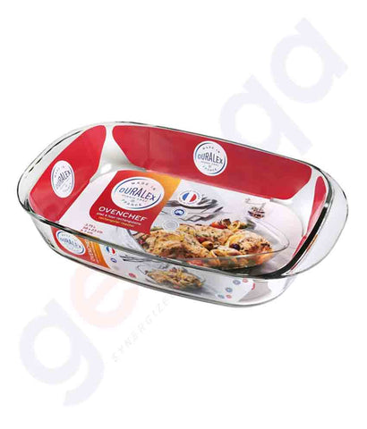 Buy Ovenchef Clear Rectangular Roaster 41cm in Doha Qatar