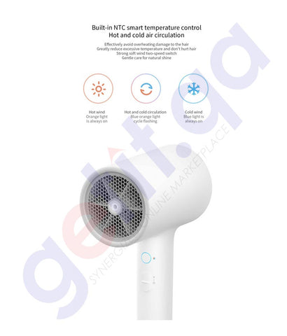 BUY XIAOMI MI IONIC HAIR DRYER - NUN4052GL  IN QATAR | HOME DELIVERY WITH COD ON ALL ORDERS ALL OVER QATAR FROM GETIT.QA