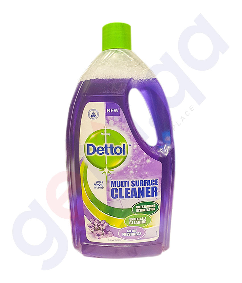 BUY DETTOL 1L HEALTHY HOME MULTI SURFACE CLEANER LAVENDER IN QATAR | HOME DELIVERY WITH COD ON ALL ORDERS ALL OVER QATAR FROM GETIT.QA