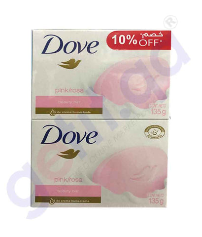 BUY DOVE PINK BEAUTY 135GM SOAP PACK OF 4 ONLINE IN QATAR
