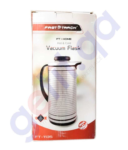 BUY FAST TRACK HOT & COLD VACUUM FLASK 1.3 LTR FT-1135 IN QATAR | HOME DELIVERY WITH COD ON ALL ORDERS ALL OVER QATAR FROM GETIT.QA