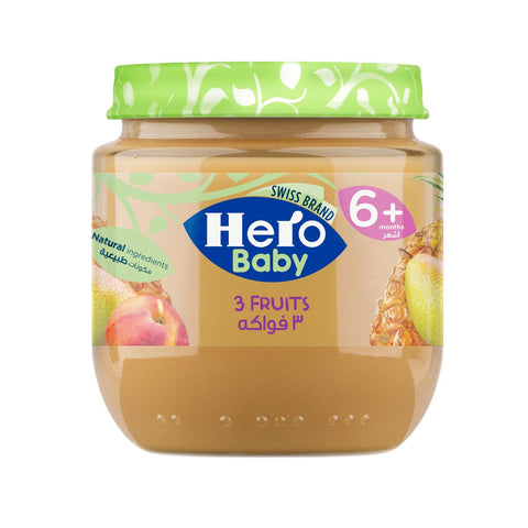 GETIT.QA- Qatar’s Best Online Shopping Website offers HERO BABY 3 FRUITS 125 G at the lowest price in Qatar. Free Shipping & COD Available!