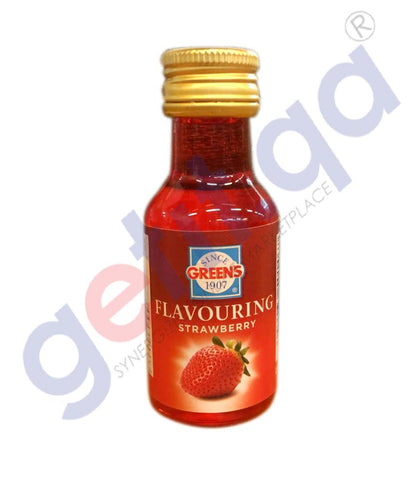 Buy Green's Flavouring Strawberry Essence 28ml Doha Qatar