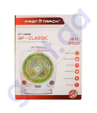 FAST TRACK CLASSIC RECHARGEABLE FAN FT-RCG