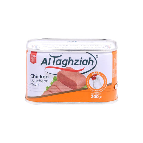 GETIT.QA- Qatar’s Best Online Shopping Website offers AL TAGHZIAH CHICKEN LUNCHEON MEAT200G at the lowest price in Qatar. Free Shipping & COD Available!