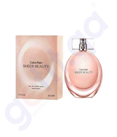 BUY CALVIN KLEIN SHEER BEAUTY EDT 50ML FOR WOMEN IN QATAR | HOME DELIVERY WITH COD ON ALL ORDERS ALL OVER QATAR FROM GETIT.QA