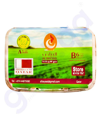 GETIT.QA | Buy Al Bayyad Brown Egg 6pcs Best Price Online Doha Qatar