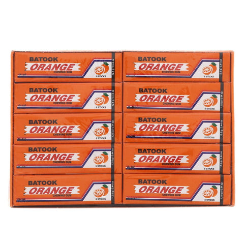 GETIT.QA- Qatar’s Best Online Shopping Website offers Batook Orange Chewing Gum 12.5g x 20pcs at lowest price in Qatar. Free Shipping & COD Available!