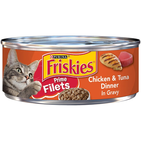 GETIT.QA- Qatar’s Best Online Shopping Website offers FRISKIES PRIME FILLETS CHICKEN & TUNA DINNER 156G at the lowest price in Qatar. Free Shipping & COD Available!