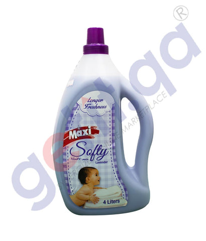 GETIT.QA | Buy Maxi Softener Lavender 4Ltr Price Online in Doha Qatar