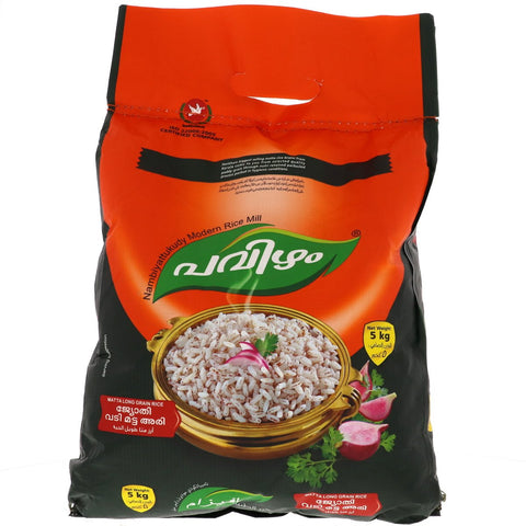 GETIT.QA- Qatar’s Best Online Shopping Website offers PAVIZHAM MATTA LONG GRAIN RICE 5KG at the lowest price in Qatar. Free Shipping & COD Available!