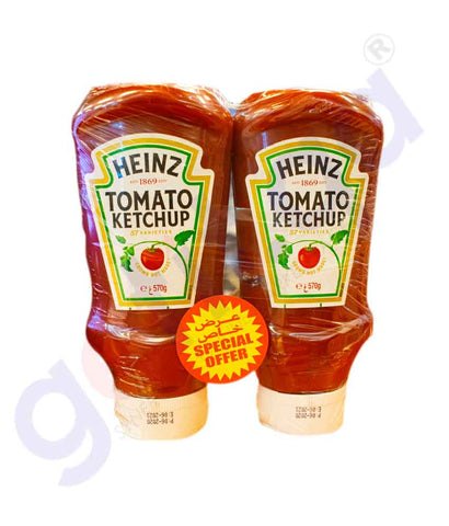 Buy Heinz Tomato Ketchup 2x570gm Price Online in Doha Qatar