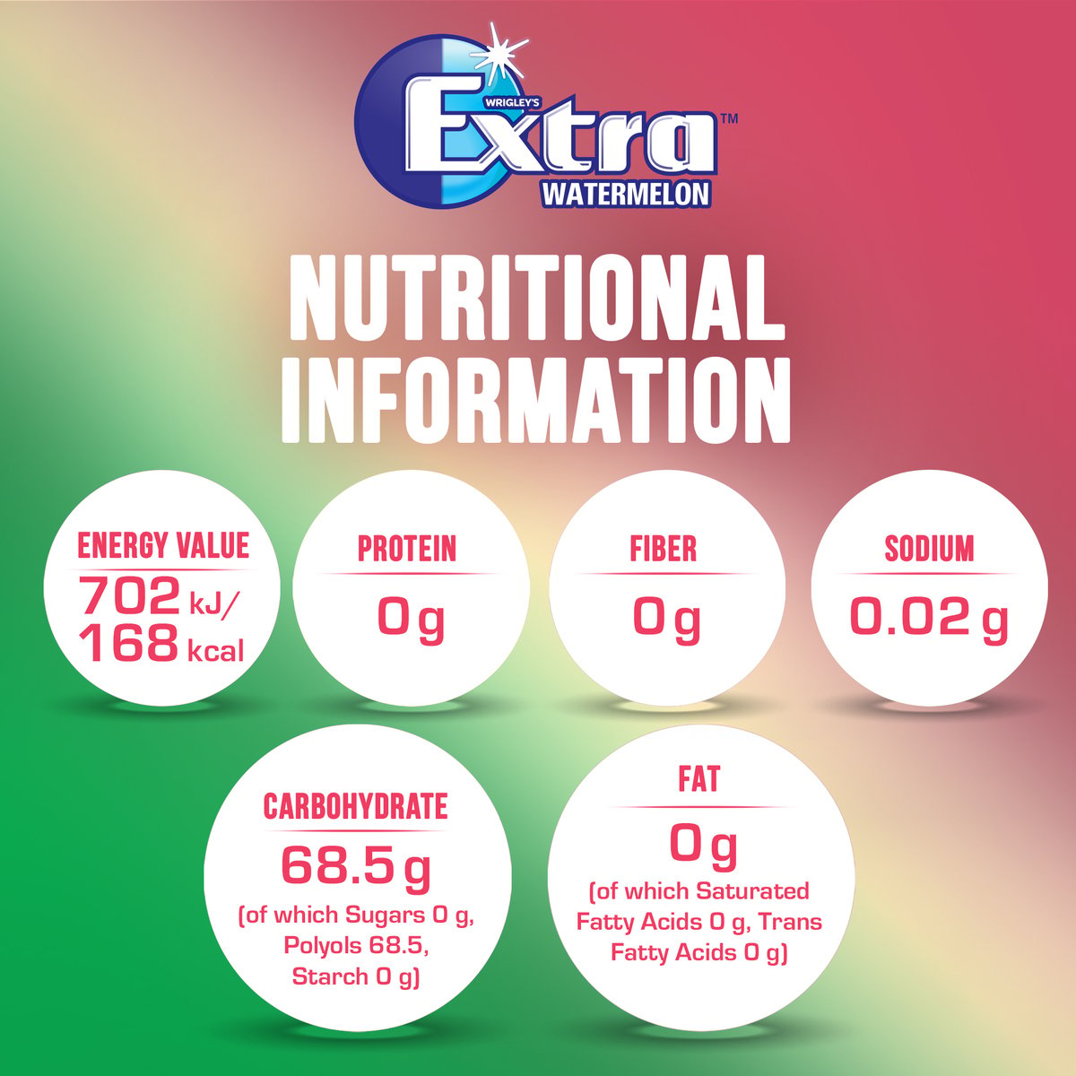 Wrigley's Extra Watermelon Gum 10 pcs | GETIT.QA