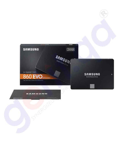 BUY SAMSUNG SSD 860 EVO SATA III 2.5INCH 250GB IN QATAR | HOME DELIVERY WITH COD ON ALL ORDERS ALL OVER QATAR FROM GETIT.QA