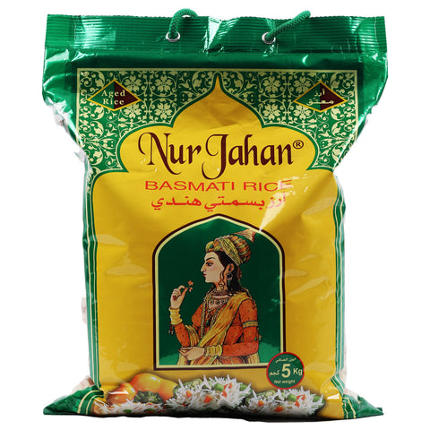 GETIT.QA- Qatar’s Best Online Shopping Website offers NURJAHAN BASMATI RICE 5KG at the lowest price in Qatar. Free Shipping & COD Available!