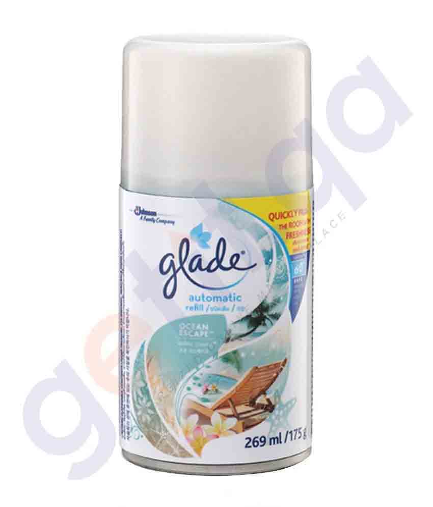 BUY GLADE AUTOMATIC REFILL OCEAN ESCAPE 269ML IN QATAR