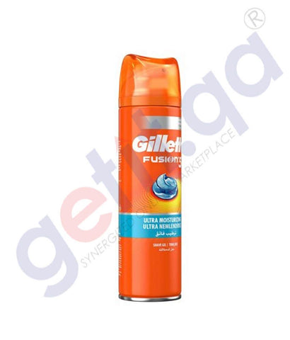 GETIT.QA | Buy Gillette Fusion5 Ultra Moisturizing Gel 200ml Doha Qatar