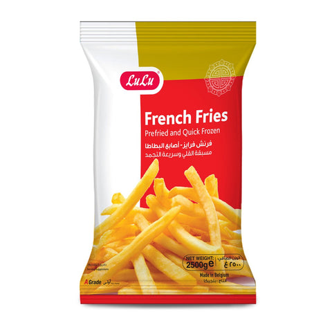 GETIT.QA- Qatar’s Best Online Shopping Website offers LULU FRENCH FRIES 2.5 KG at the lowest price in Qatar. Free Shipping & COD Available!