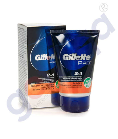 GETIT.QA | Buy Gillette Fusion Proglide 2in1 Intense Cool Balm Doha Qatar