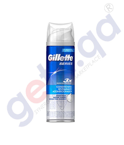 GETIT.QA | Buy Gillette Series Shave Foam 250ml CND GG223-0 Doha Qatar