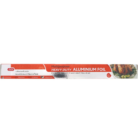 GETIT.QA- Qatar’s Best Online Shopping Website offers LULU MULTIPURPOSE HEAVY DUTY ALUMINIUM FOIL 37.5SQ.FT at the lowest price in Qatar. Free Shipping & COD Available!
