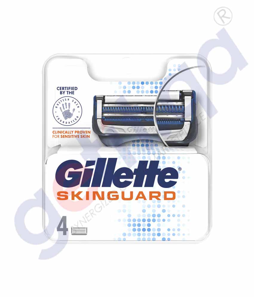 GETIT.QA | Buy Gillette Skinguard Sensitive Cartridge-4 in Doha Qatar