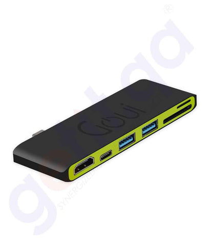 GOUI HUBI TYPE C TO USB3.02 HDMI+USB-C SD TF SLOT