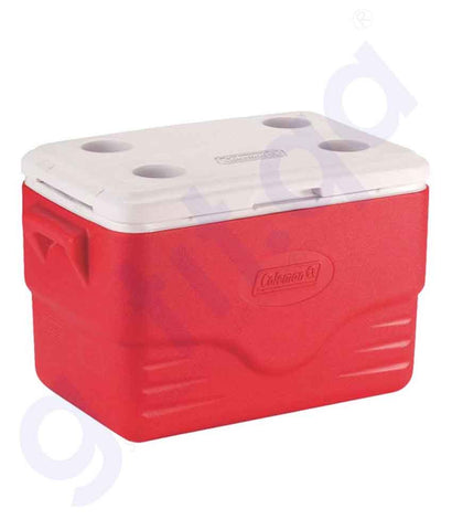 BUY COLEMAN 36 QT EXCURSION RED - 6281A703G IN QATAR | HOME DELIVERY WITH COD ON ALL ORDERS ALL OVER QATAR FROM GETIT.QA