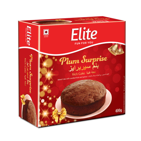 GETIT.QA- Qatar’s Best Online Shopping Website offers Elite Surprise Rich Plum Cake 400g at lowest price in Qatar. Free Shipping & COD Available!
