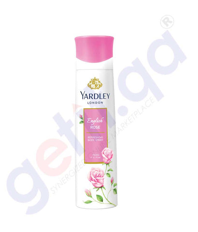 YARDLEY ENG ROSE BODYSPRAY 150ML