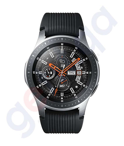 Buy Samsung Galaxy Watch S4 R-800 Silver Online Doha Qatar