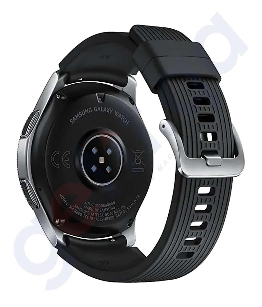 Shop Samsung Galaxy Watch S4 R-800 Silver Online Doha Qatar