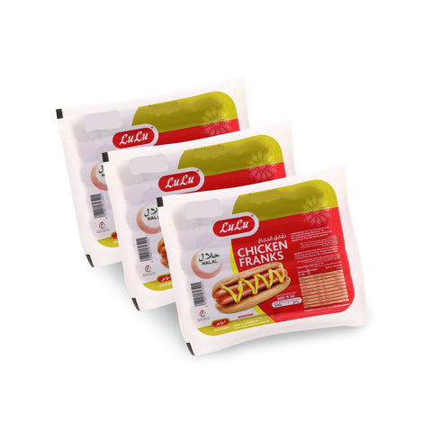GETIT.QA- Qatar’s Best Online Shopping Website offers LULU CHICKEN FRANKS 3 X 340G at the lowest price in Qatar. Free Shipping & COD Available!