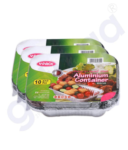 Buy V-Pack Aluminium Container A1120 10pc Online Doha Qatar