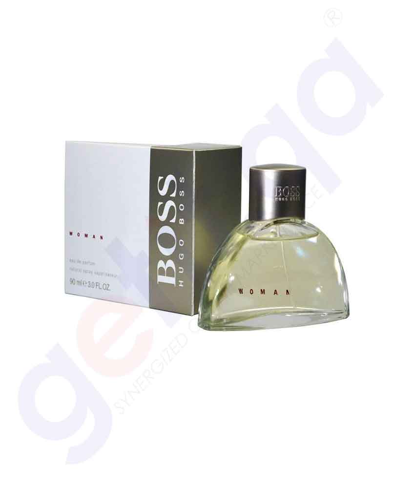 BUY HUGO BOSS WOMAN WHITE EDP 90ML FOR WOMEN IN QATAR | HOME DELIVERY WITH COD ON ALL ORDERS ALL OVER QATAR FROM GETIT.QA