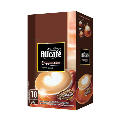 GETIT.QA- Qatar’s Best Online Shopping Website offers POWER ROOT ALICAFE CAPPUCCINO WITH GINSENG 10 X 20G at the lowest price in Qatar. Free Shipping & COD Available!