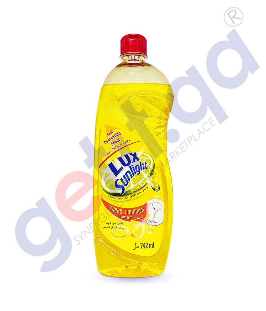 BUY LUX 742ML SUNLIGHT DISHWASH LIQUID LEMON IN QATAR | HOME DELIVERY WITH COD ON ALL ORDERS ALL OVER QATAR FROM GETIT.QA