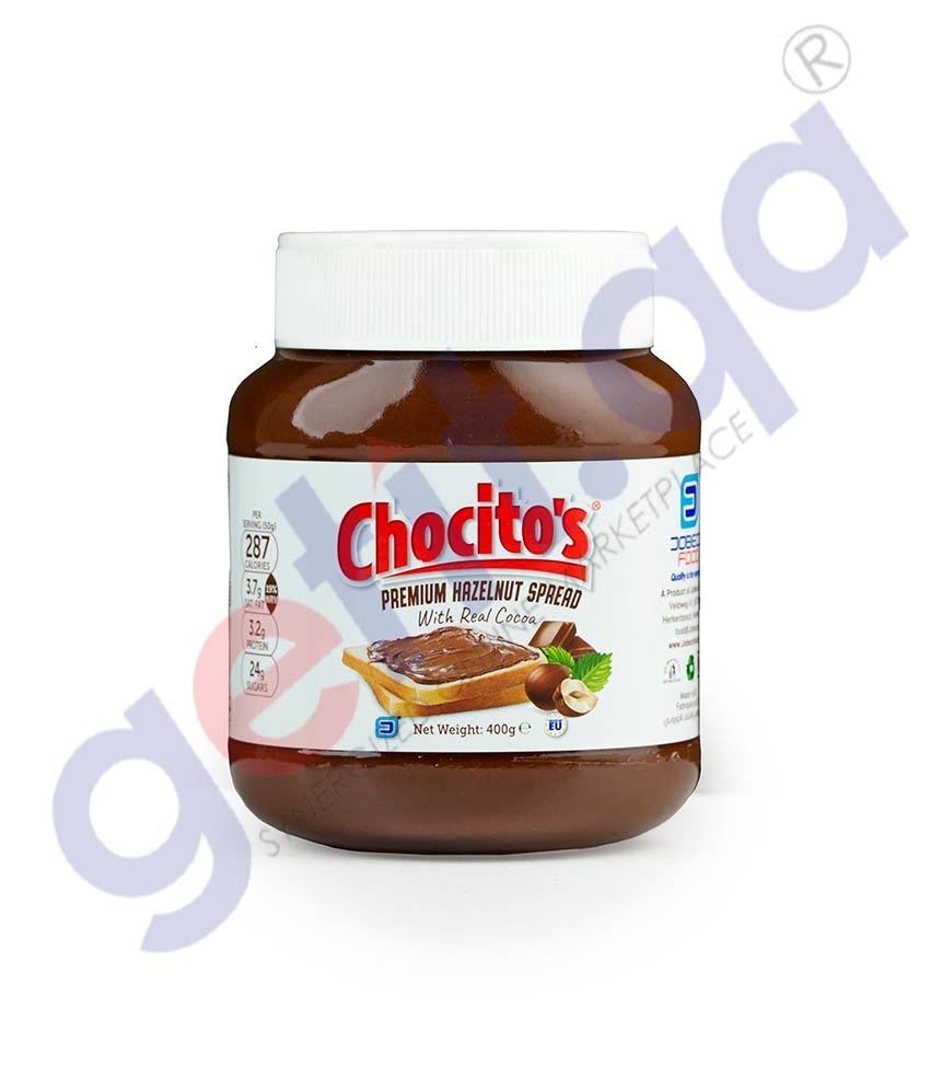 Buy Chocito's Hazelnut Spread 400gm Price Online Doha Qatar