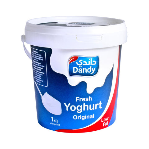 GETIT.QA- Qatar’s Best Online Shopping Website offers Dandy Original Fresh Yoghurt Low Fat 1kg at lowest price in Qatar. Free Shipping & COD Available!