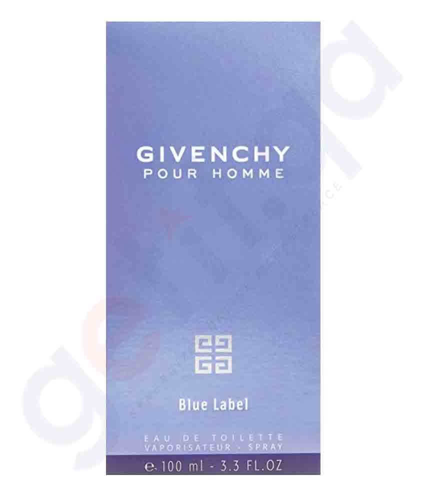 Givenchy blue outlet label 100 ml