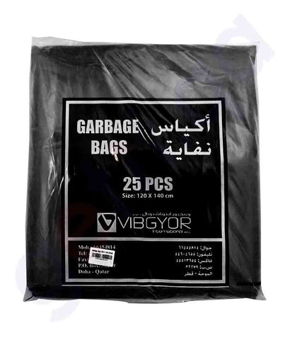 Buy Vibgyor Garbage Bag 120x140-25pcs Online in Doha Qatar