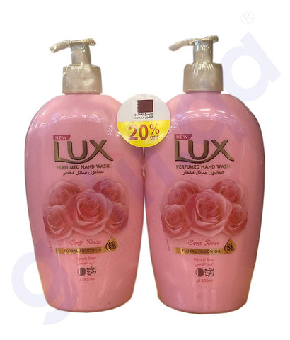 Buy Lux Hand Wash Soft Rose 200ml Twin Pack in Doha Qatar